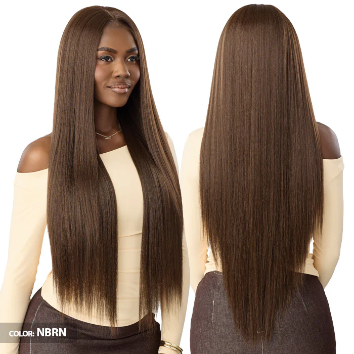 Outre Perfect Hairline Nueblend Human Hair Blend Glueless Flex-Lace 13x6 Lace Frontal Wig - HHB-STRAIGHT 34" - Image 3