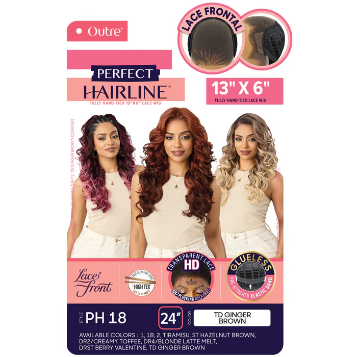 Outre Perfect Hairline Glueless HD 13x6 Lace Frontal Wig - PH 18 - Image 4