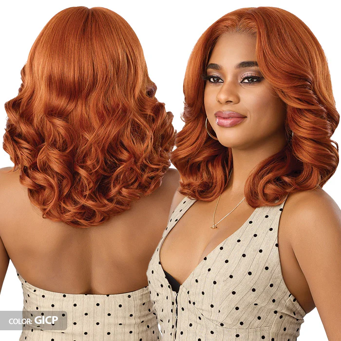 Outre Perfect Hairline Nueblend Human Hair Blend Glueless Flex-Lace 13x6 Lace Frontal Wig - HHB-BODY WAVE 14" - Image 2