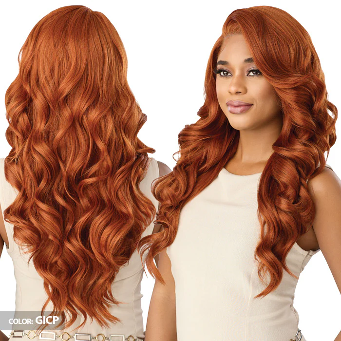 Outre Perfect Hairline Nueblend Human Hair Blend Glueless Flex-Lace 13x6 Lace Frontal Wig - HHB-BODY WAVE 24" - Image 3