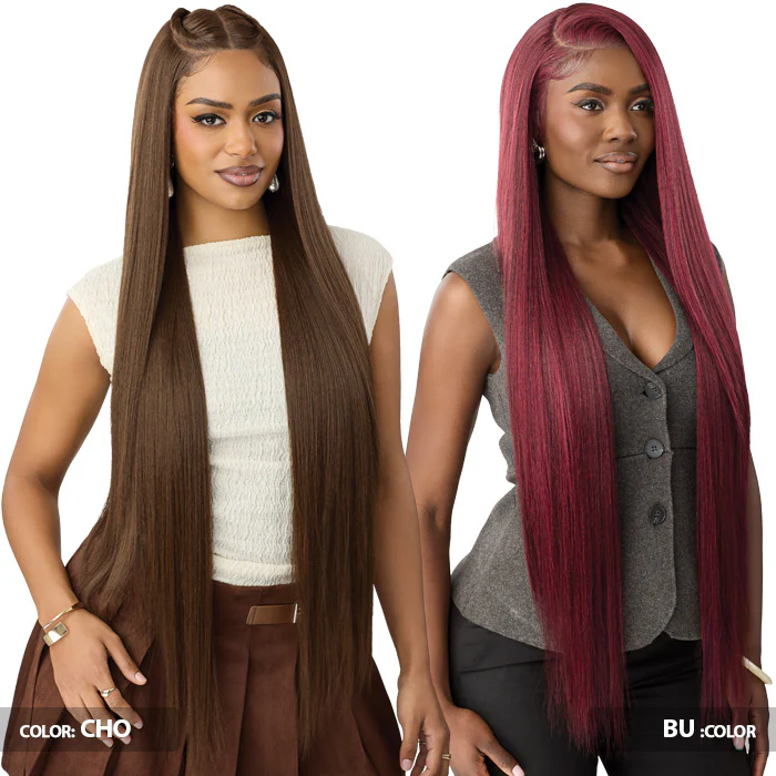 Outre Perfect Hairline Nueblend Human Hair Blend Glueless Flex-Lace 13x6 Lace Frontal Wig - HHB-STRAIGHT 40" - Image 2