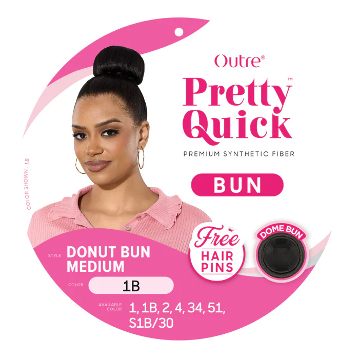 Outre Pretty Quick Bun Dome - DONUT BUN MEDIUM - Image 3