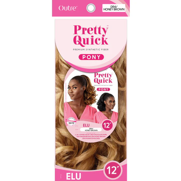 Outre Pretty Quick Drawstring Ponytail - ELU 12" - Image 5
