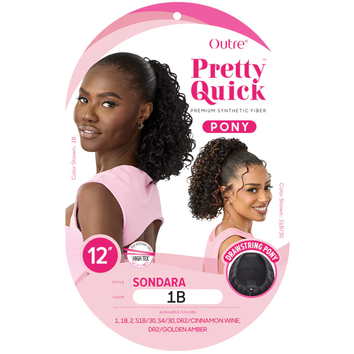 Outre Pretty Quick Drawstring Ponytail - SONDARA - Image 5