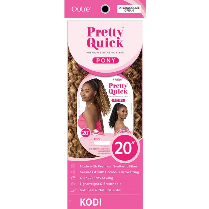 Outre Pretty Quick Pony Drawstring Ponytail - KODI - Image 6