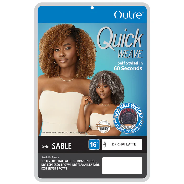 Outre  Quick Weave Half Wig - SABLE - Image 5