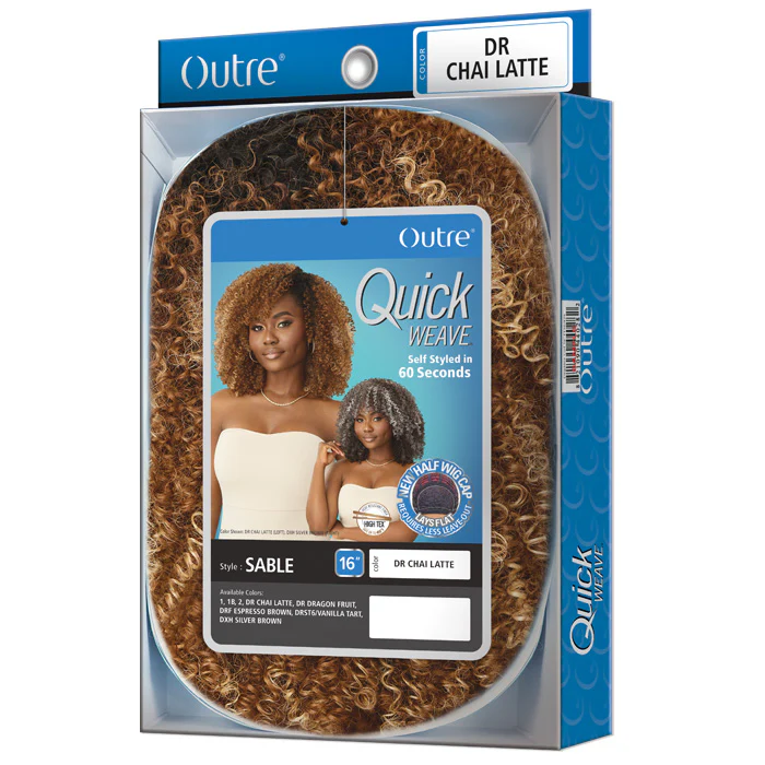 Outre  Quick Weave Half Wig - SABLE - Image 6