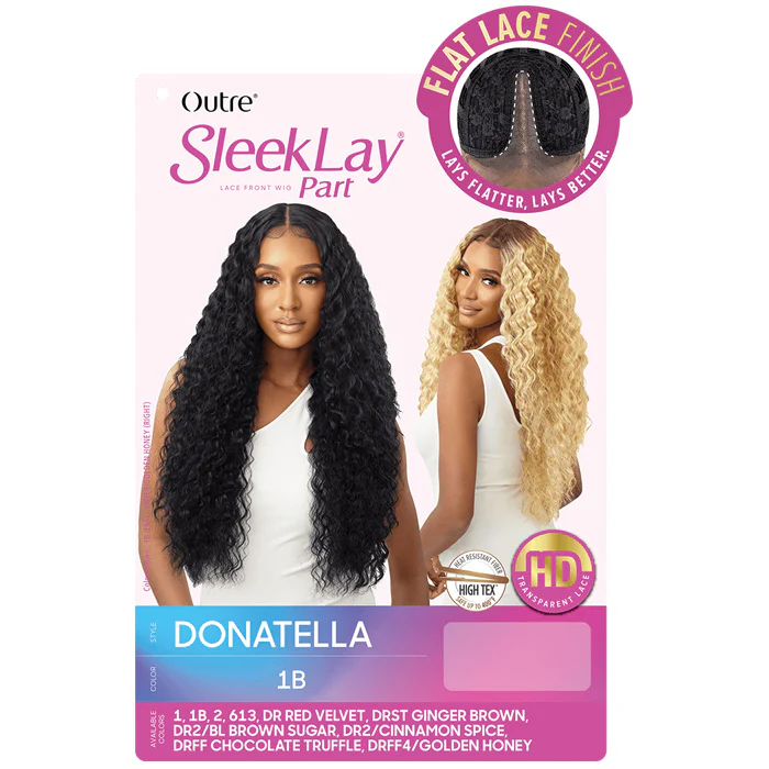 Outre SleekLay HD Part Flat Lace Finish Front Wig - DONATELLA - Image 4