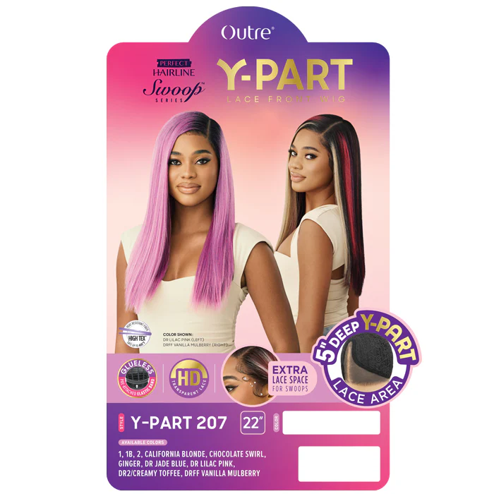 Outre  Swoop Series Perfect Hairline Glueless 5" HD Deep Lace Front Wig - Y-PART 207 - Image 4