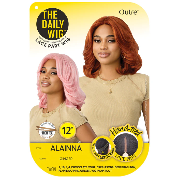 Outre The Daily Wig Hand-Tied Lace Part Wig - ALAINNA - Image 5