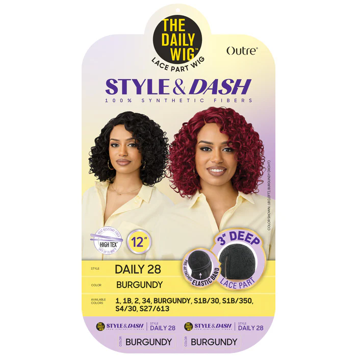 Outre The Daily Wig Style & Dash 3" Deep Lace Part Wig - DAILY 28 - Image 5