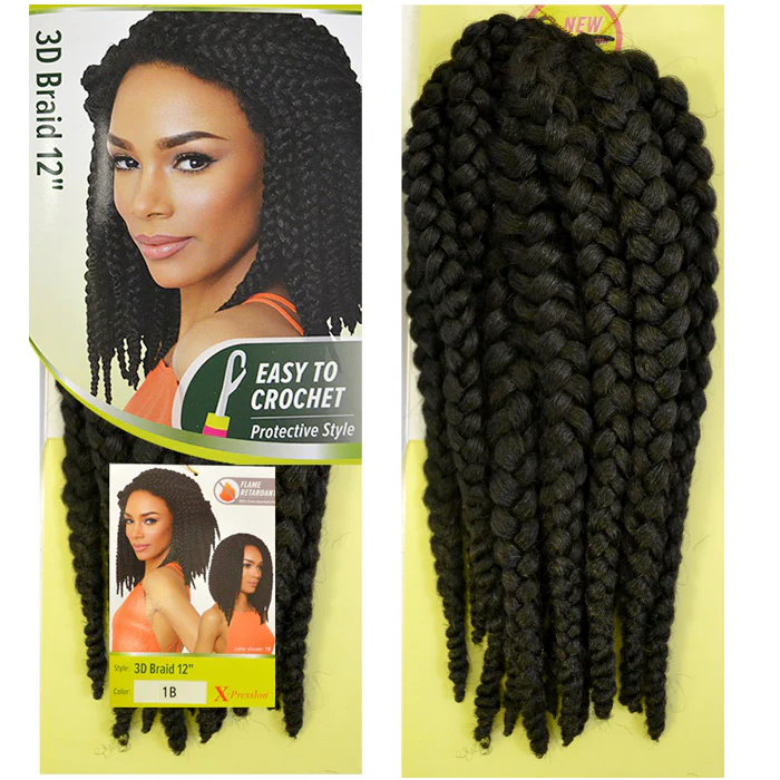 Outre X-Pression Crochet Braid - 3D BRAID 12" - Image 3