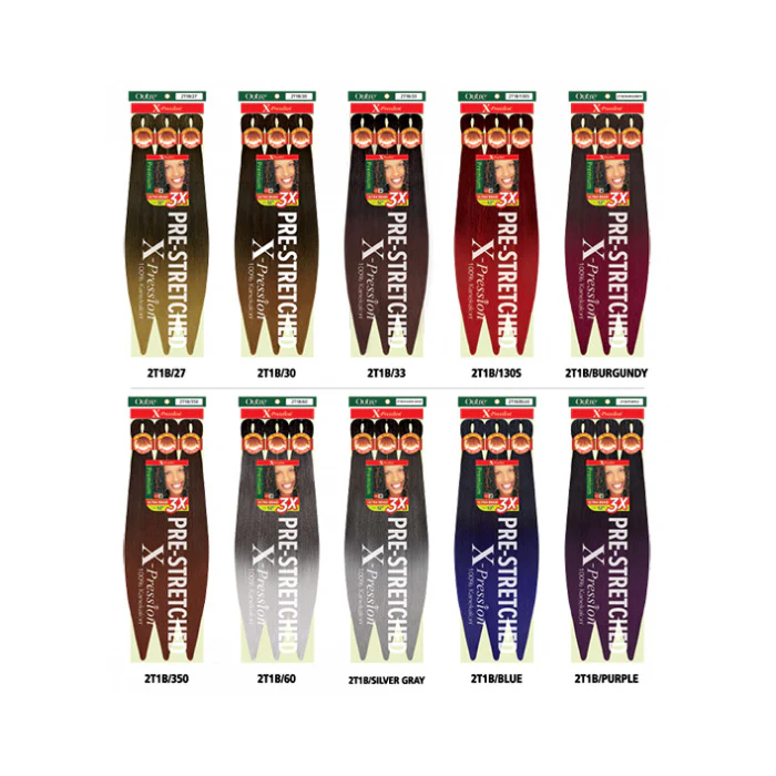 Outre X-Pression Pre-Stretched Crochet Braids - ULTRA BRAID 3X 52" - Image 7