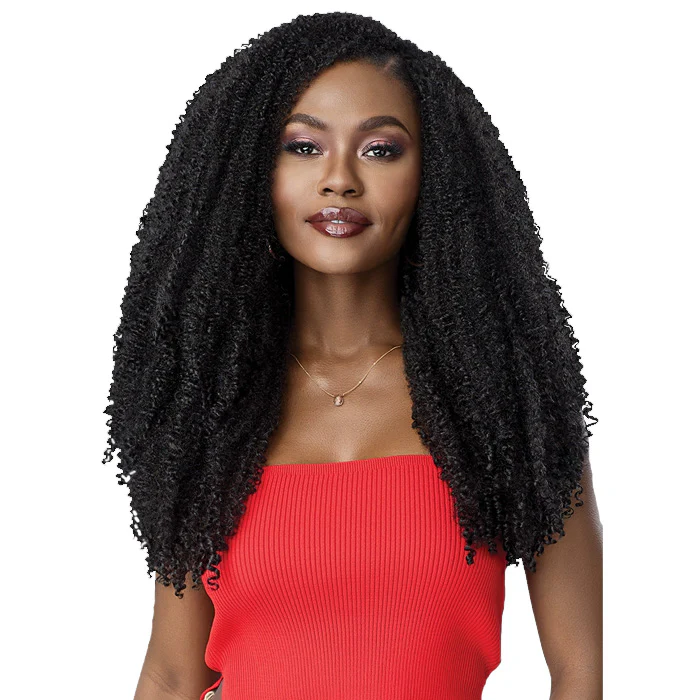 Outre X-Pression Twisted Up Crochet Braids - TYPE 4 SOFT & NATURAL FRAPPE 18" 3X