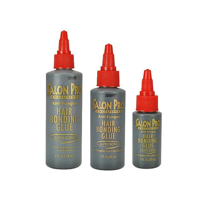 Salon Pro Anti-Fungus Hair Weave Bonding Glue -  SUPER BOND 1 Oz/ 2 Oz/ 4 Oz