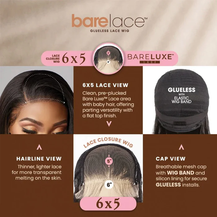 Sensationnel Bare Lace Glueless 6x5 Lace Frontal Wig - 6x5 UNIT 6 - Image 10