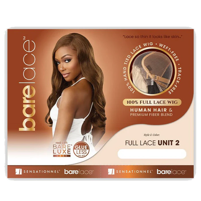Sensationnel Bare Lace Glueless Human Hair Blend 100% Full Lace Wig - FULL LACE UNIT 2 - Image 5