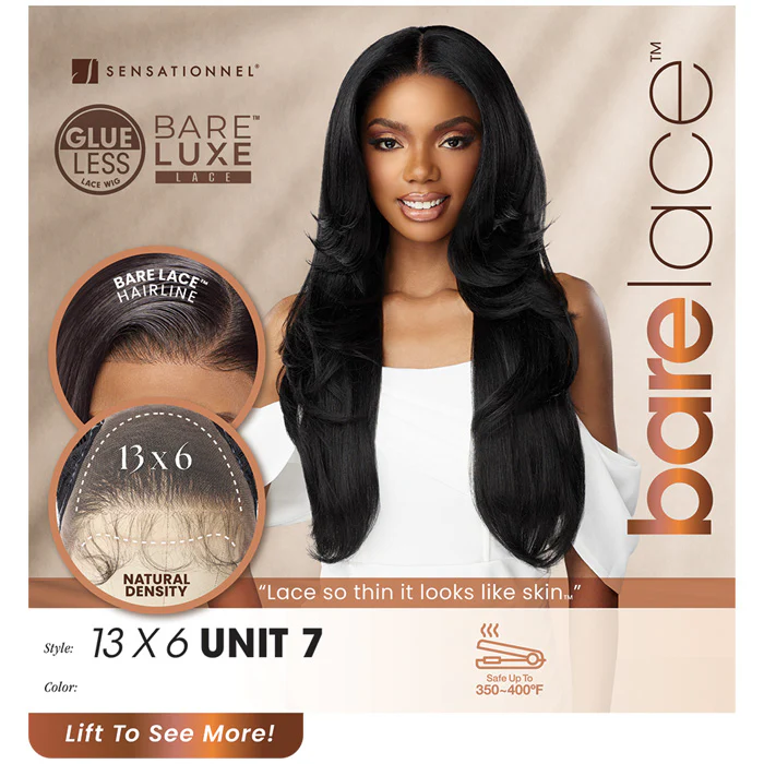 Sensationnel Bare Luxe Glueless 13x6 Lace Front Wig - 13x6 UNIT 7 - Image 6