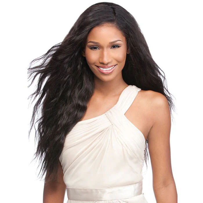 Sensationnel Bare & Natural Brazilian 100% Virgin Remi Weave - NATURAL WAVY 6 PCS + FREE CLOSURE - Image 2