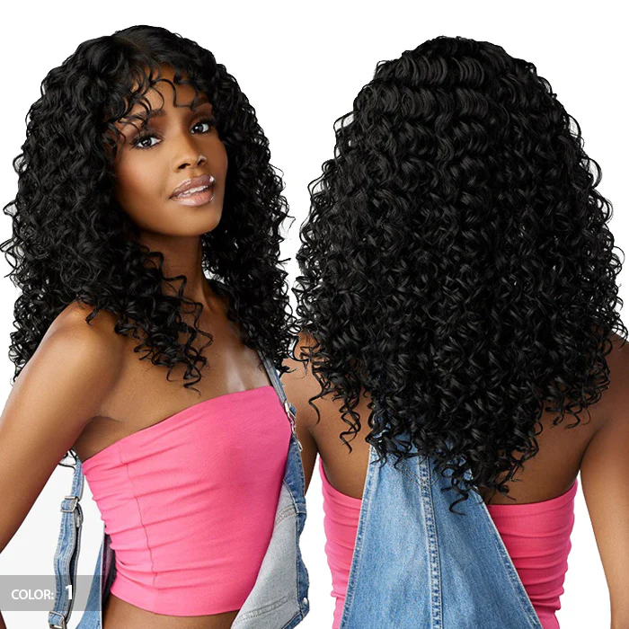 Sensationnel Butta Lace 90's Bangs Glueless 5" HD Deep Lace Parting Front Wig - 90'S BANGS UNIT 915 - Image 4