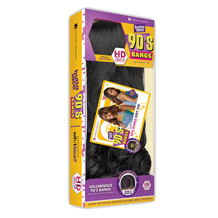 Sensationnel Butta Lace Glueless 5" HD Deep Lace Parting Front Wig - 90's BANGS UNIT 908 - Image 6