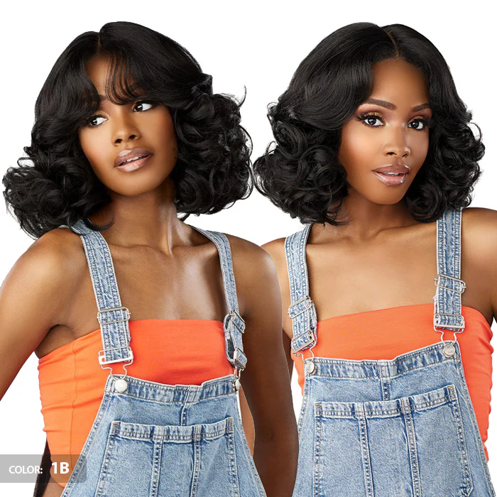 Sensationnel Butta Lace Glueless 5" HD Deep Lace Parting Front Wig - 90'S BANGS UNIT 914 - Image 4