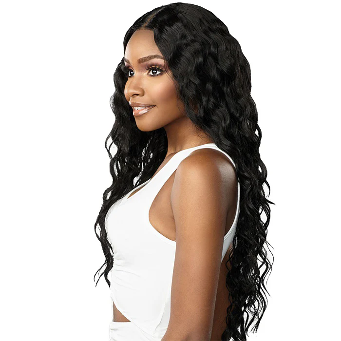 Sensationnel Butta Lace Human Hair Blend HD 5" Deep Parting Lace Front Wig - LOOSE CURLY 32 - Image 4