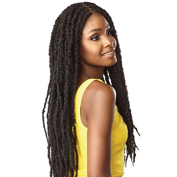Sensationnel Cloud 9 Swiss Lace HD 4X4 Part Braided Lace Front Wig - BUTTERFLY LOCS 30 - Image 5
