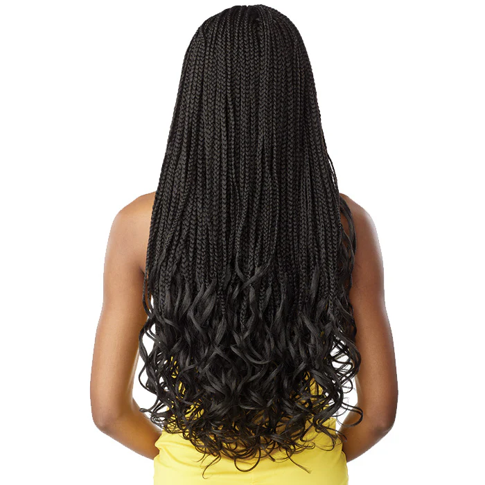 Sensationnel Cloud 9 Glueless HD 4X4 Braided Lace Front Wig - BOX FRENCH CURL 30" - Image 7