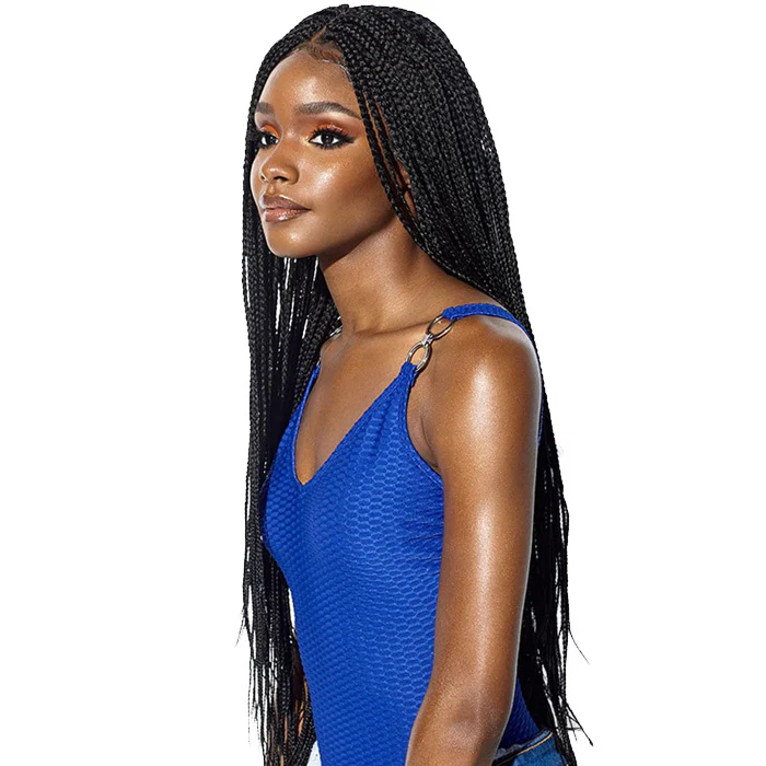 Sensationnel Cloud 9 Ruwa 4x4 Swiss Lace Hand-Braided Front Wig - BOX BRAID 36" - Image 5
