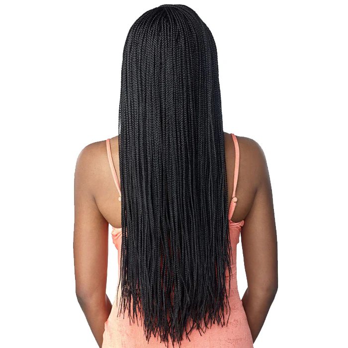 Sensationnel Cloud9 Swiss Lace HD 4x4 Part Lace Frontal Wig - MICRO BOX BRAID 28" - Image 5