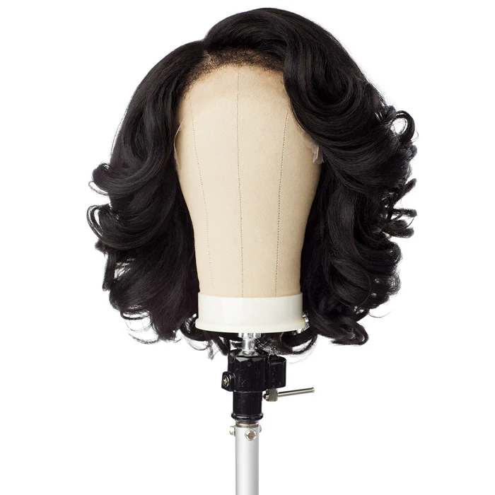 Sensationnel Curls Kinks Textured Lace Kinky Edges Glueless HD Lace Front Wig - Y-PART KINKY VOLUME CURL 14" - Image 5