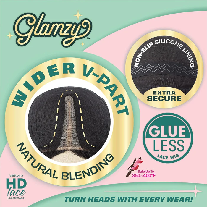 Sensationnel Glamzy Glueless HD V-Part Lace Wig - ELODIA - Image 5