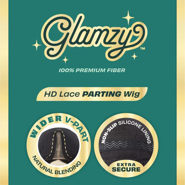 Sensationnel Glamzy Glueless HD V-Part Lace Wig - ALESSIA - Image 5