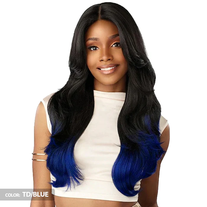 Sensationnel Glamzy Glueless V-Part HD Lace Parting Wig - ELYSIA - Image 2
