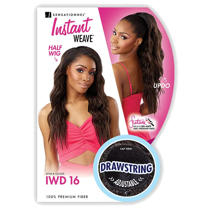 Sensationnel Instant Weave Drawstring Ponytail and Half Wig - IWD 16 - Image 6