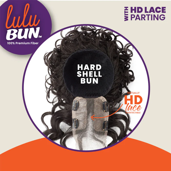 Sensationnel Lulu Bun HD Lace Parting Bang - UPDO UNIT 10 - Image 6