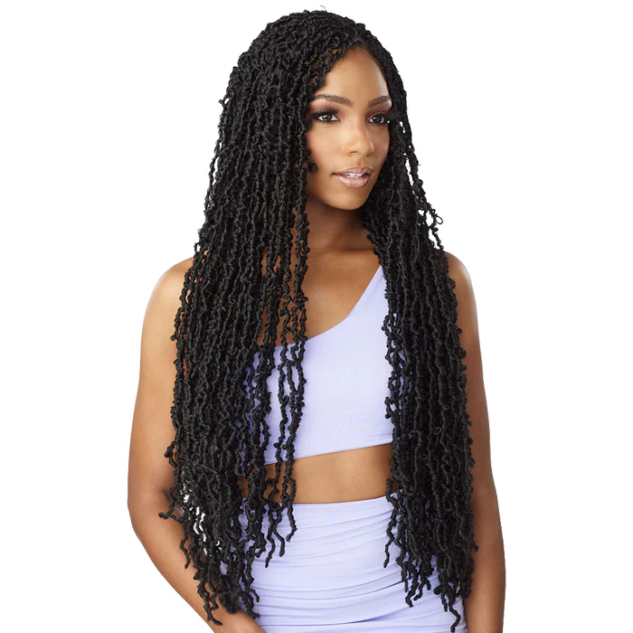 Sensationnel Lulutress 3X Pre-Looped Crochet Braid - TWISTED DISTRESSED LOCS 26" - Image 5