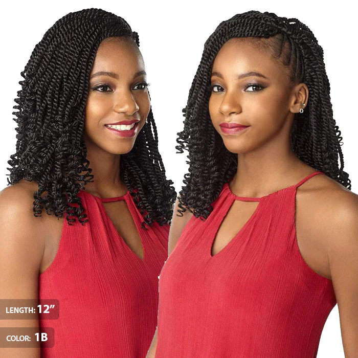 Sensationnel Lulutress Pre-Looped Crochet Braid - 3X KINKY TWIST 12/18" - Image 3