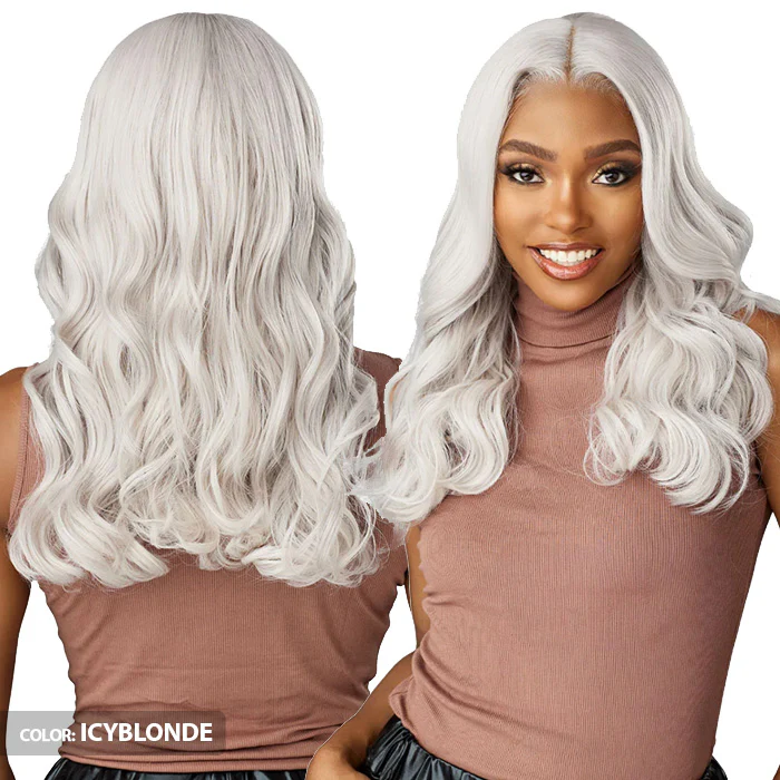 Sensationnel Shear Muse Gold Krush Glueless Wide 5" Deep Pre-Plucked HD Lace Front Wig - LANISHA - Image 3