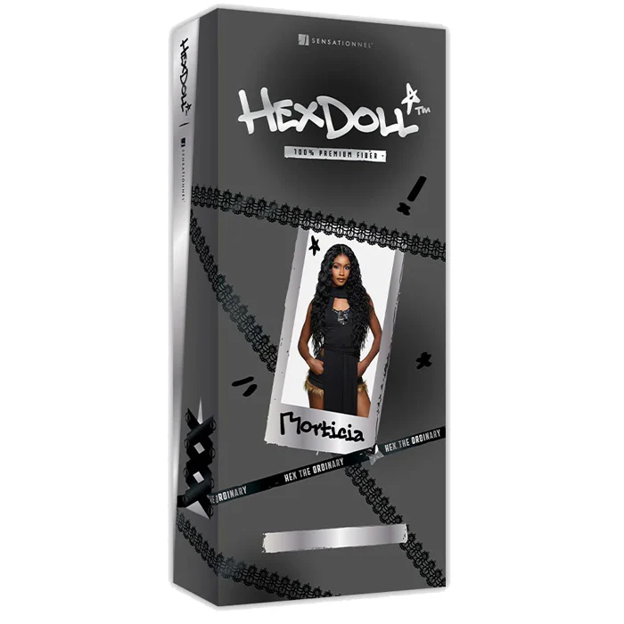 Sensationnel Shear Muse Hex Doll Glueless 13x4 HD Lace Frontal Wig - EMBER - Image 7