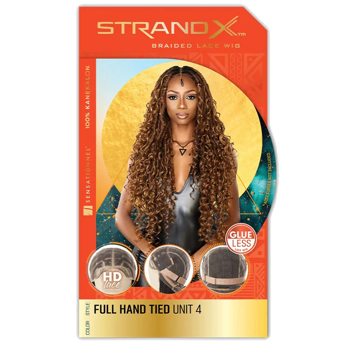 Sensationnel Strand X Glueless HD Full Lace Hand-Tied Braided Wig - UNIT 4 - Image 5