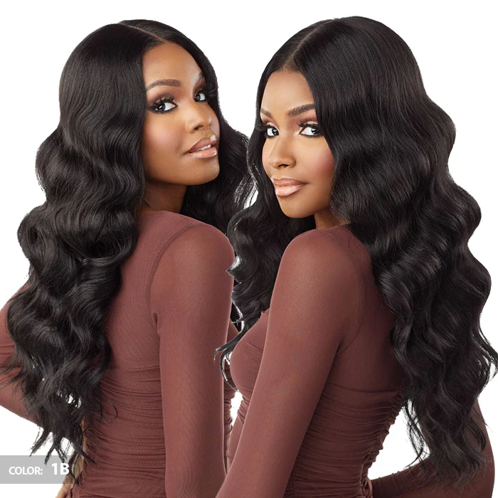 Sensationnel What Lace Human Hair Blend 13x6 HD Lace Front Wig - AZIZA 26" - Image 4