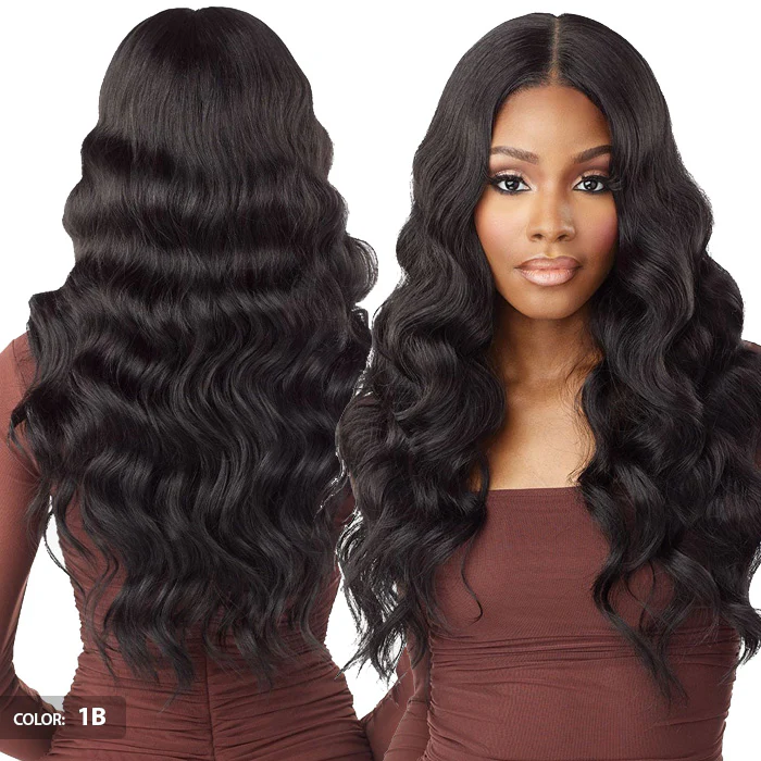 Sensationnel What Lace Human Hair Blend 13x6 HD Lace Front Wig - AZIZA 26" - Image 5