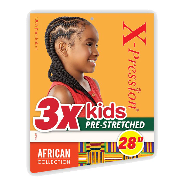 Sensationnel X Pression Crochet Braids - 3X KIDS PRE-STRETCHED 28" - Image 6