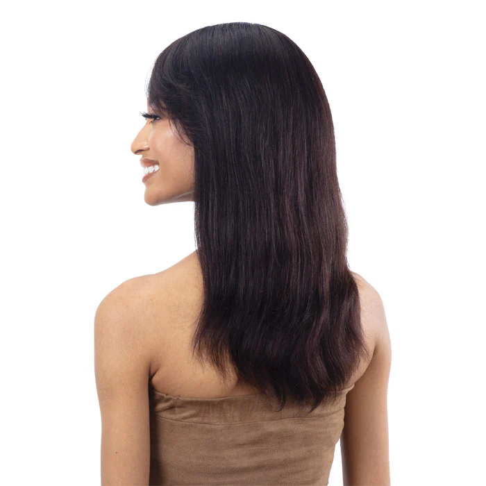 Shake-N-Go Girlfriend 100% Virgin Human Hair Curtain Bang Wig - STRAIGHT - Image 2
