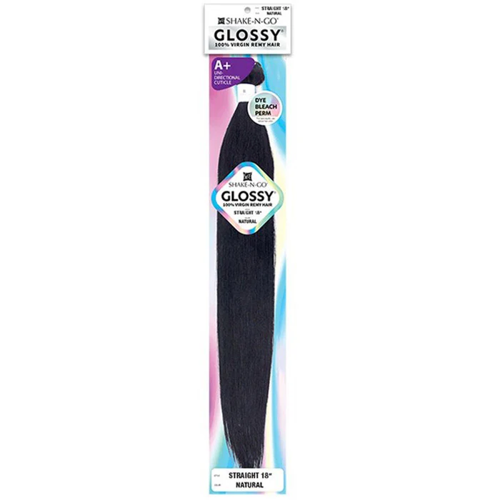 Shake N Go Glossy 100% Virgin Remy Hair A+ Weave - STRAIGHT 10-26"