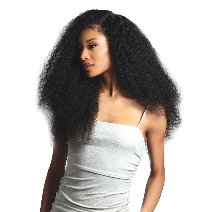 Shake N Go Glossy 100% Virgin Remy Hair HD 4x4 Hand-Tied Lace Closure - BOHEMIAN CURL 12 - Wet & Wavy - Image 2