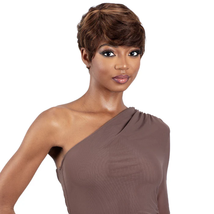 Shake N Go Golden 100% Human Hair Full Wig - MARISE