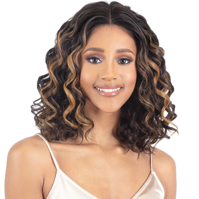 Shake N Go Legacy Human Hair Mastermix HD Deep Lace Parting Front Wig - FLORA